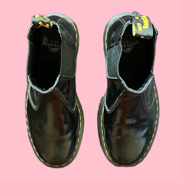 Dr. Martens 2976 smooth leather platform Chelsea boots HP <3 - Picture 2 of 4